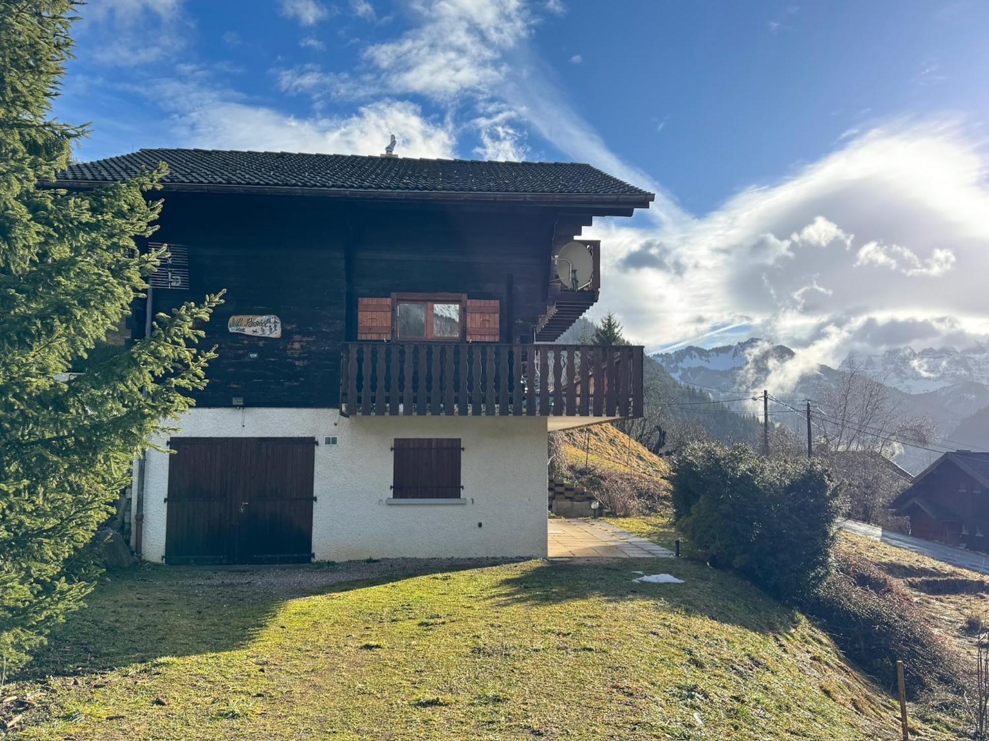 Charming, Cosy Chalet Nestled In A Breathtaking Surrounding With Spectacular, Stunning Mountain Views Abondance Exterior foto